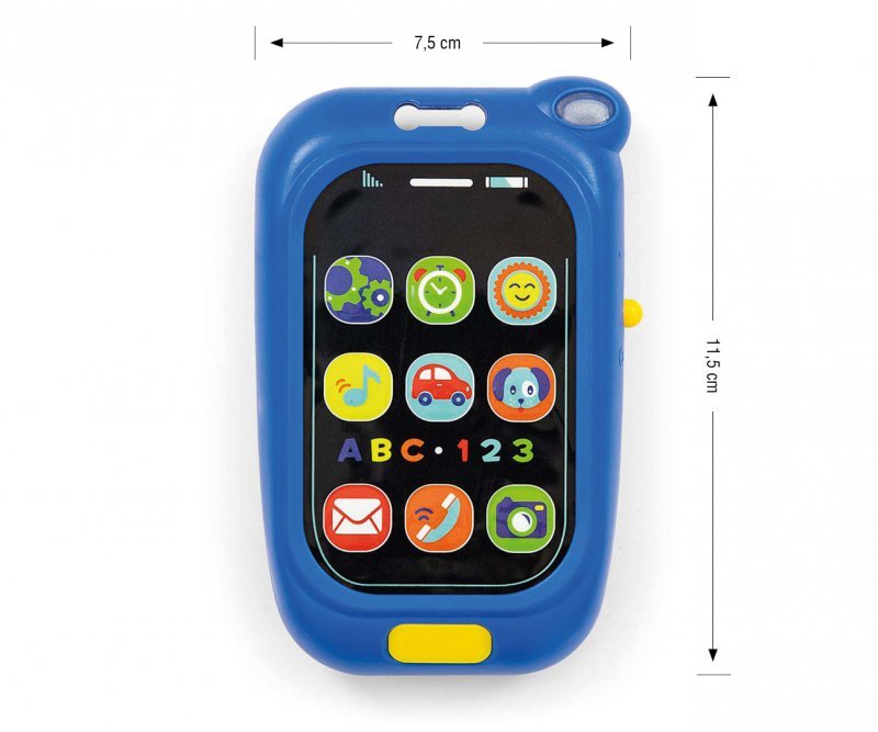 Zabawka muzyczna Pierwszy telefon BLUE