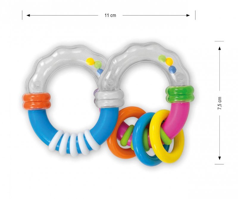 Grzechotka Ósemka - Shaped 8 rattle