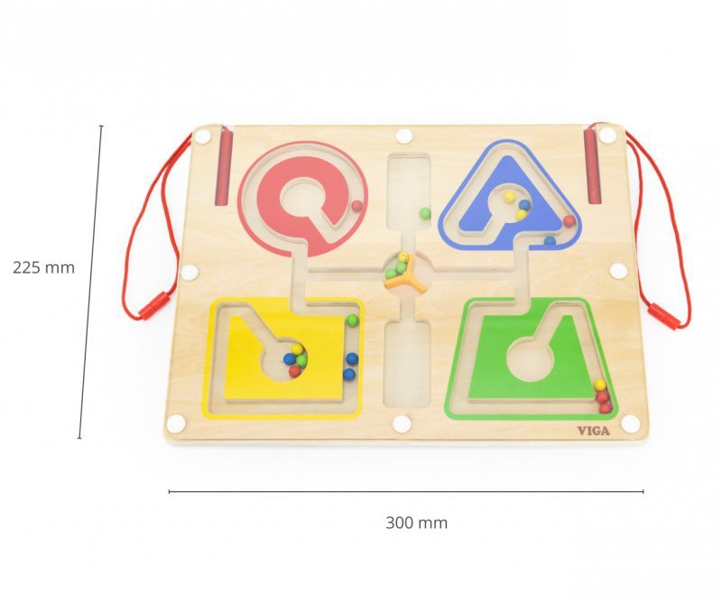 Viga Labirynt magnetyczny - sortowanie kolorów i kształtów