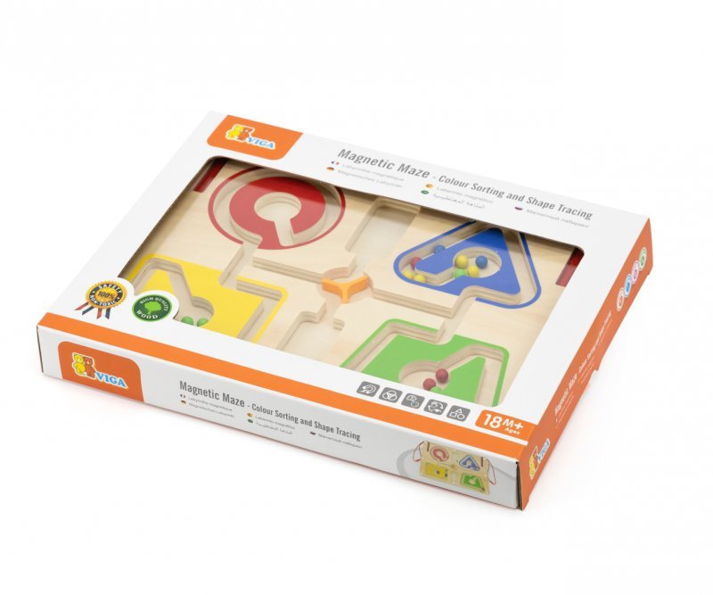 Viga Labirynt magnetyczny - sortowanie kolorów i kształtów