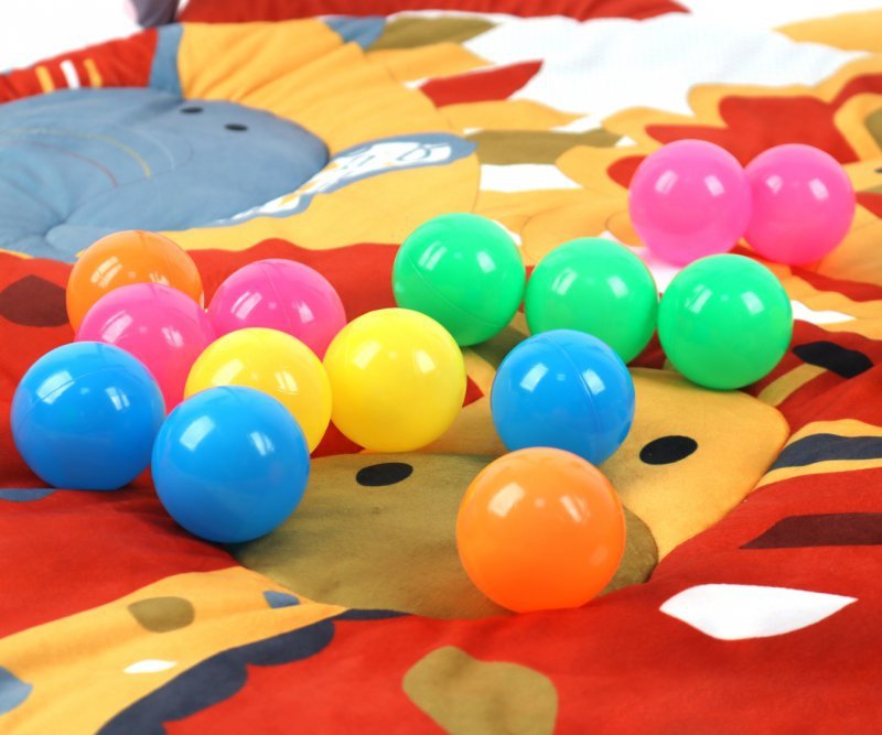 TinyMini Mata edukacyjna 2w1 Kwiat Safari