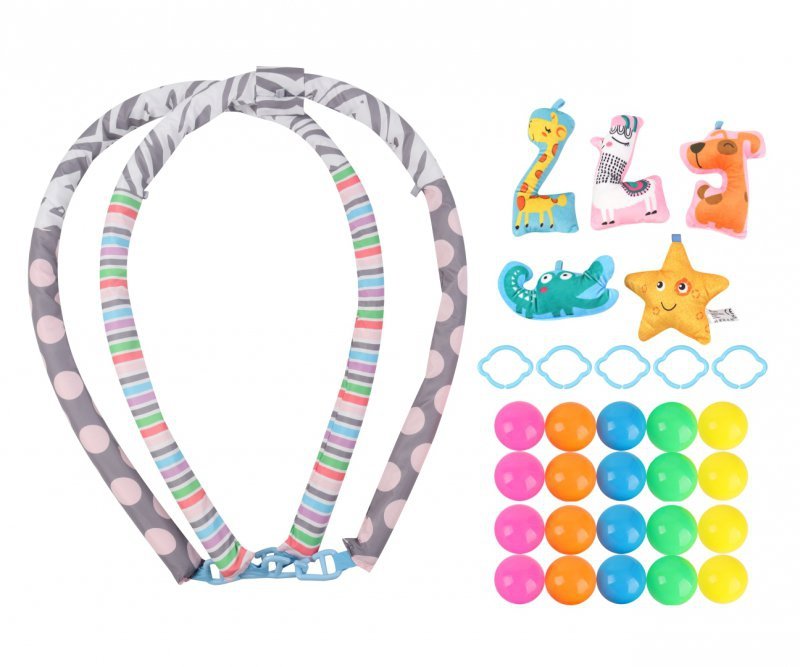 TinyMini Mata edukacyjna 2w1 Kwiat Safari