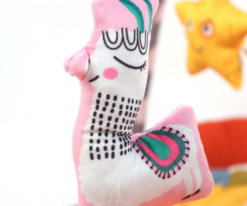 TinyMini Mata edukacyjna 2w1 Kwiat Safari