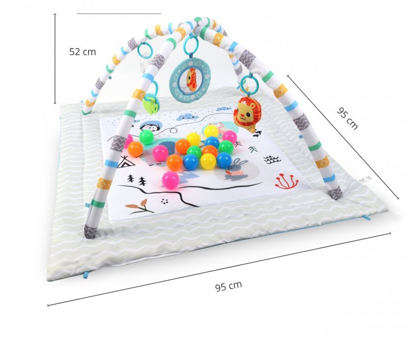 TinyMini Mata edukacyjna 2w1 Zabawa w Górach