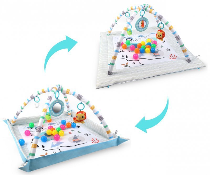 TinyMini Mata edukacyjna 2w1 Zabawa w Górach