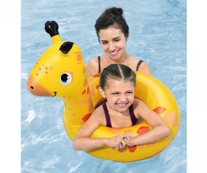 Bestway Kółko do pływania Żyrafka 68cm x 66cm