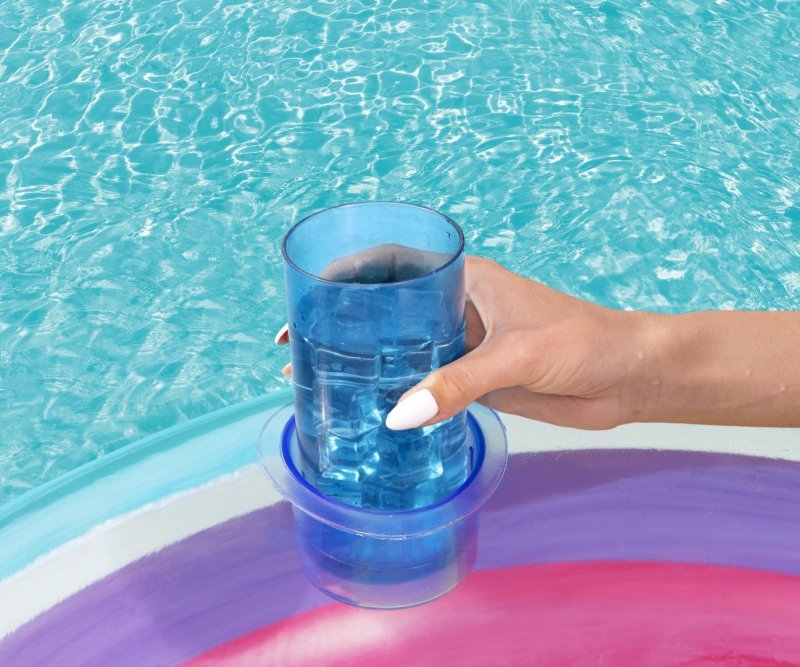 Bestway Koło do pływania z oparciem Tęcza 1.07m