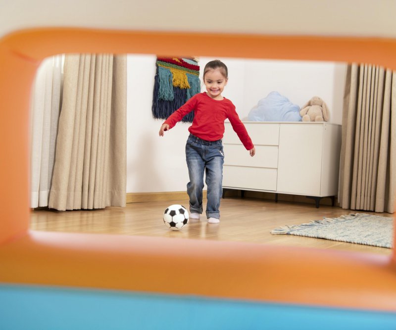 Bestway Basen dmuchany wielofunkcyjny z piłeczkami Koszykówka Piłeczki i Piłka nożna 1.20m x 1