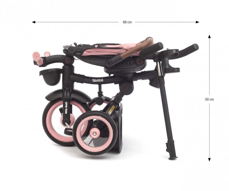 Milly Mally Rowerek Trójkołowy Twinkle Pink