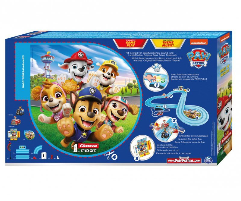 Carrera First Paw Patrol- Race 'N' Rescue 3,5m