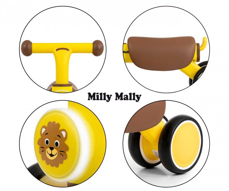 Milly Mally Pojazd York Yellow