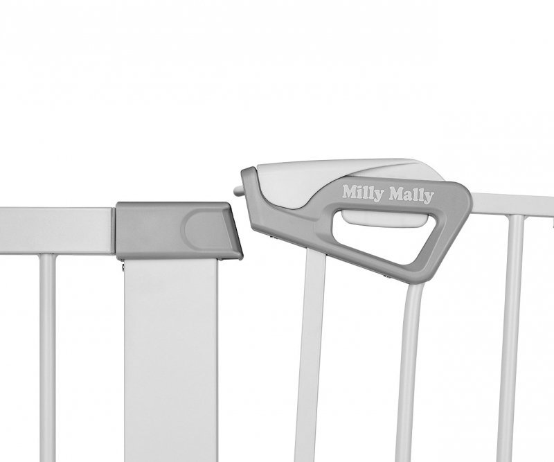 Milly Mally Bramka zabezpieczająca Barierka na schody Guardy 83 White