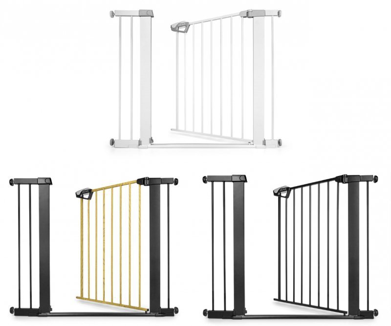 Milly Mally Bramka zabezpieczająca Barierka na schody z rozszerzeniami Guardy 104 White