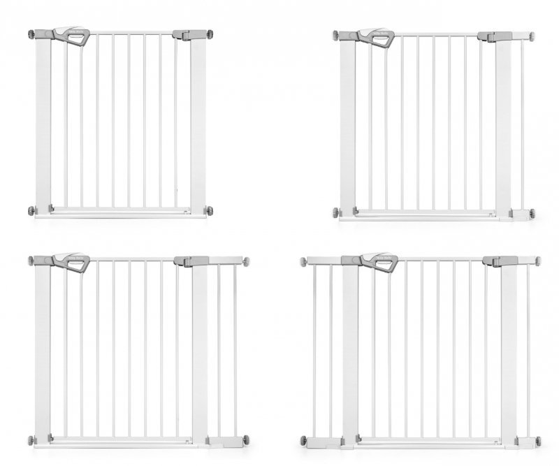 Milly Mally Bramka zabezpieczająca Barierka na schody z rozszerzeniami Guardy 104 White