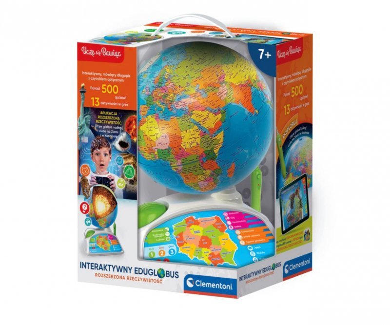 Clementoni Gry Edukacyjne Interaktywny Eduglobus