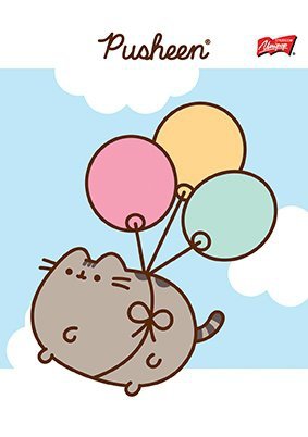 Zeszyt w trzy linie  32 kartkowy Kotek Pusheen The Cat